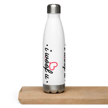 Load image into Gallery viewer, I Woof U Stainless Steel Water Bottle
