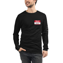 Load image into Gallery viewer, Hello My Human Is Single Long Sleeve Tee
