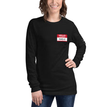 Load image into Gallery viewer, Hello My Human Is Single Long Sleeve Tee
