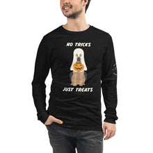 Load image into Gallery viewer, No Tricks Just Treats Long Sleeve Tee
