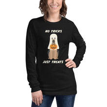 Load image into Gallery viewer, No Tricks Just Treats Long Sleeve Tee
