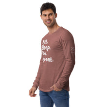 Load image into Gallery viewer, Eat Sleep Poo Repeat Long Sleeve Tee (Multiple Colors)
