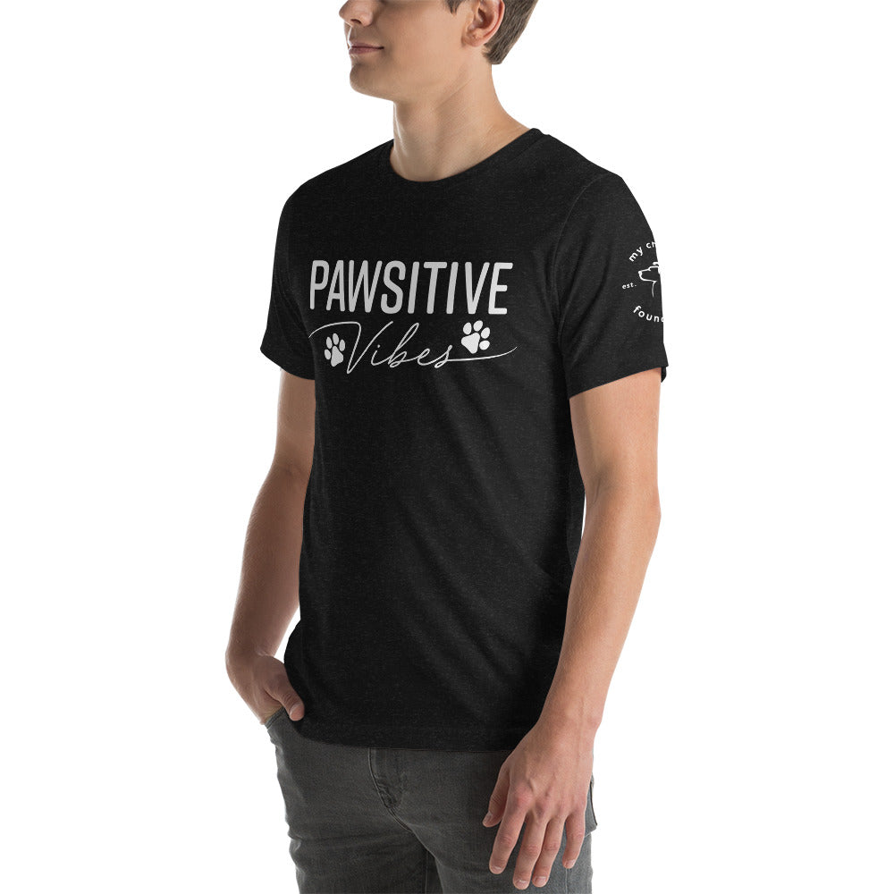 Pawsitive Vibes T-Shirt (Multiple Colors)