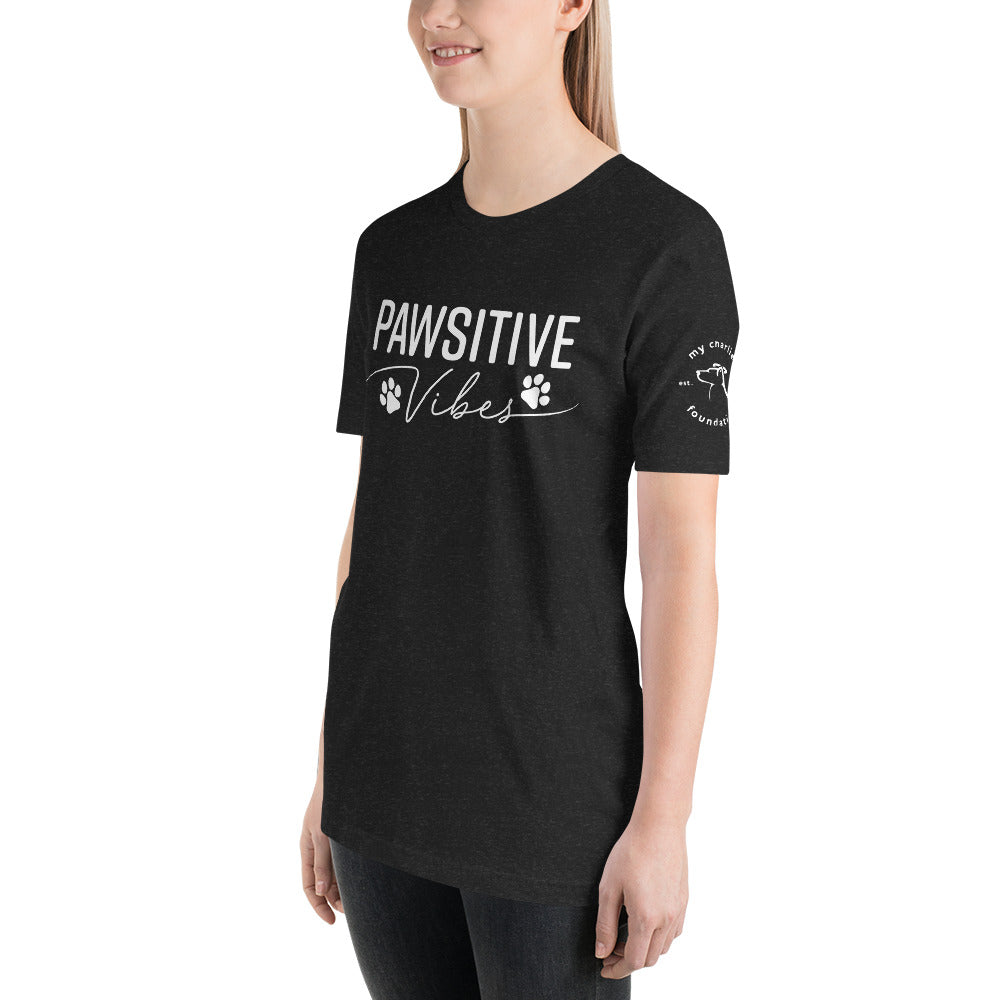 Pawsitive Vibes T-Shirt (Multiple Colors)